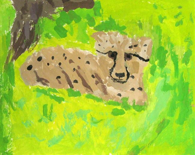Cheetah Painting