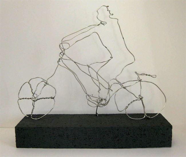 Bicycle Wire Scupture